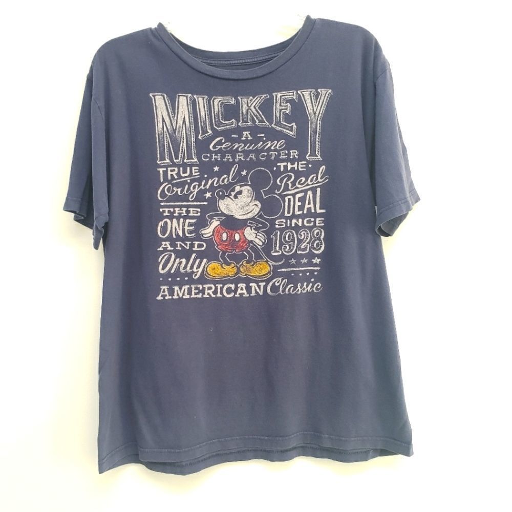 Disney Vintage Inspired Mickey Mouse Character T-shirt Size Medium